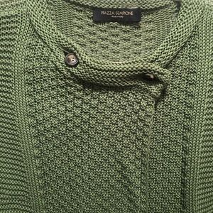 Darling grass green open cardigan